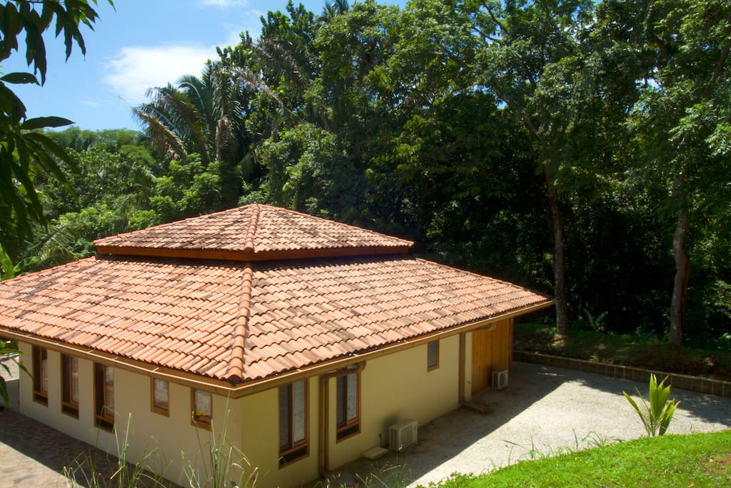 House backs onto Werner Sauter Biological Reserve