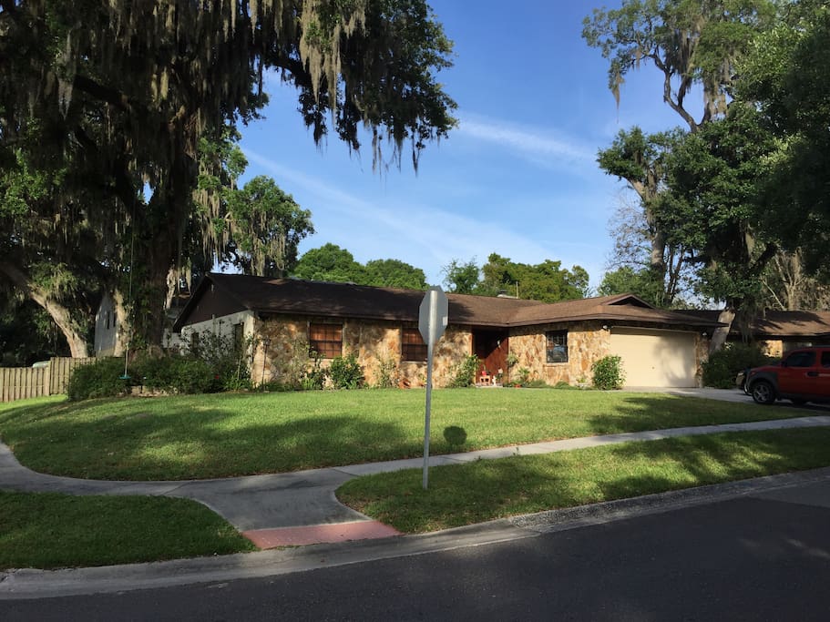 Front of home.