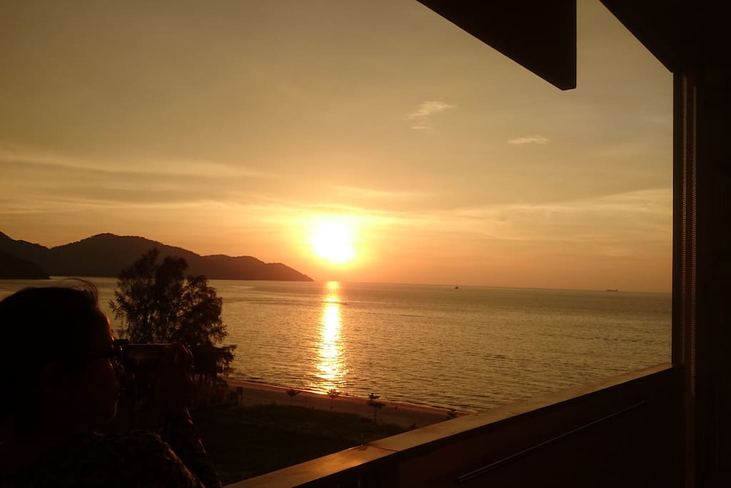 Sunset seen from the bancony