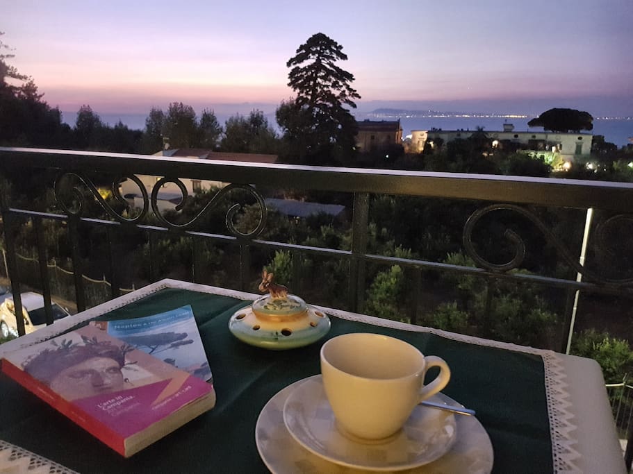 sunset from the terrace