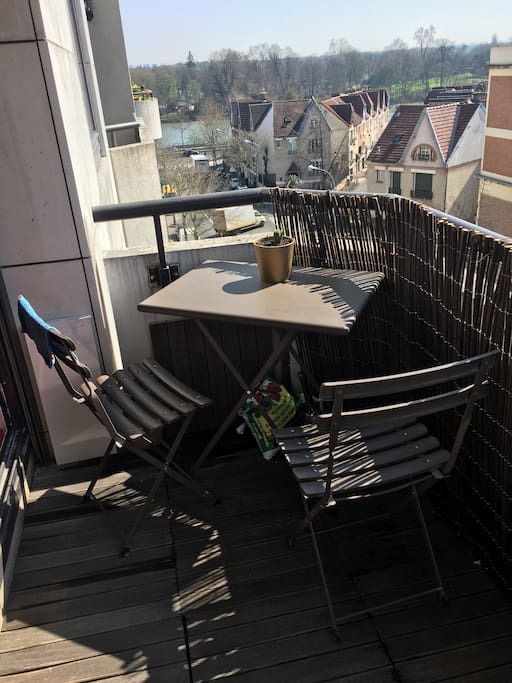Balcon aménagé