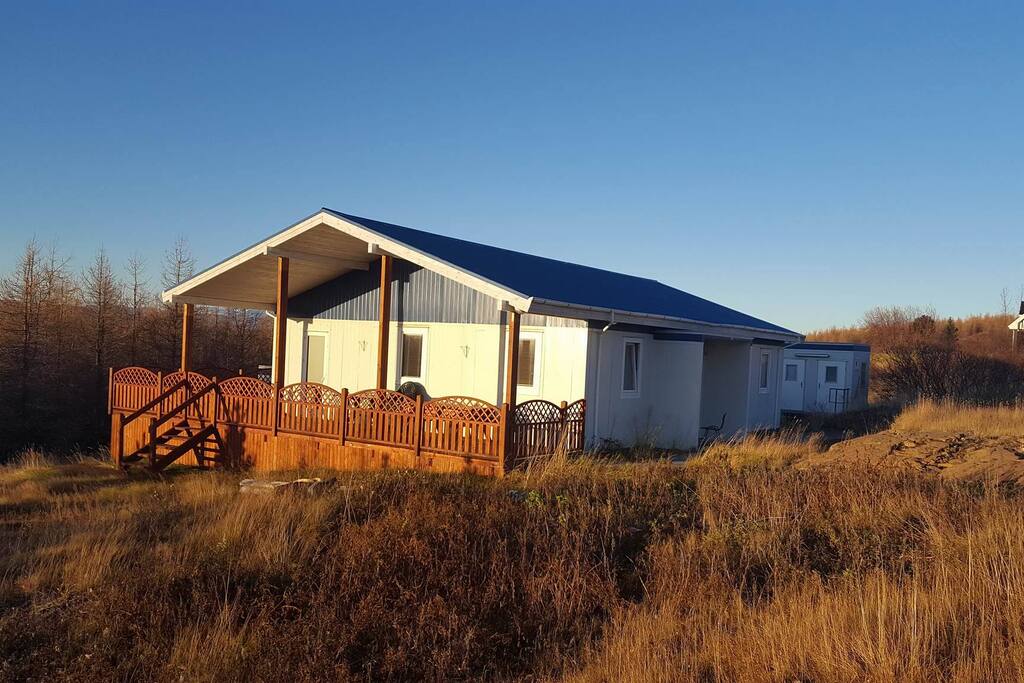 This is the house, as you can see the view is just lovely!