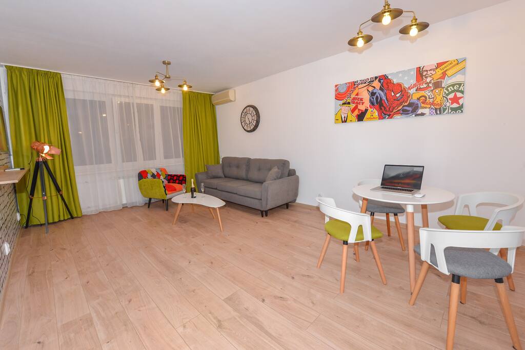 Grand - Athene Apartment - Cismigiu Gardens - Livingroom