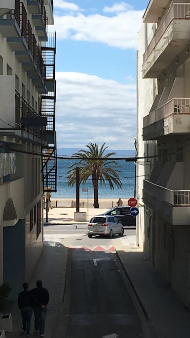 Vistas desde el balcón.