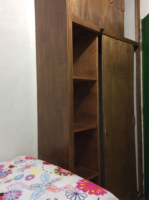 Large closet plus more storage space.