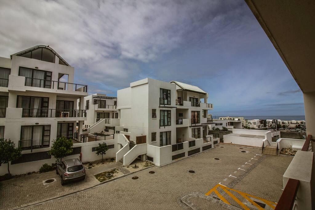 Complex view towards ocean (minutes walk to the beach!)