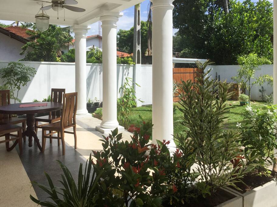 Terrace for resting and dining