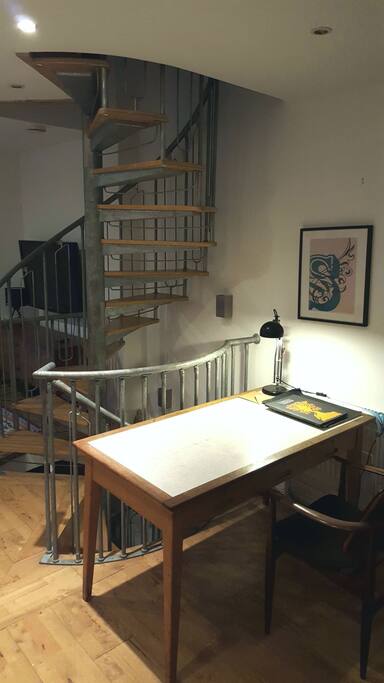 Desk if you want to do work.