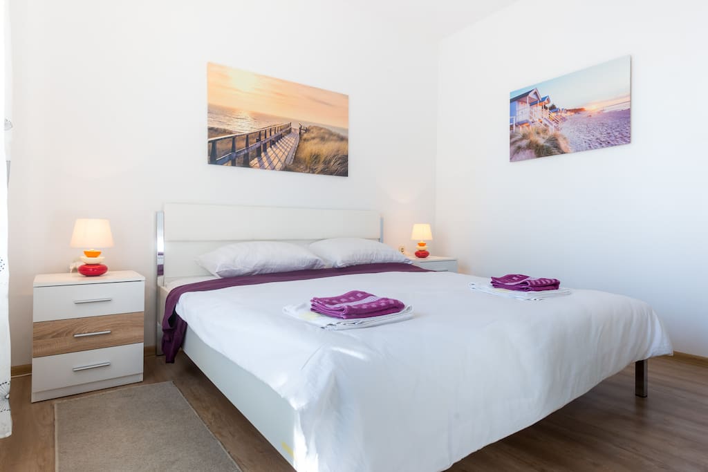 Air-conditioned Bedroom with King Size Bed