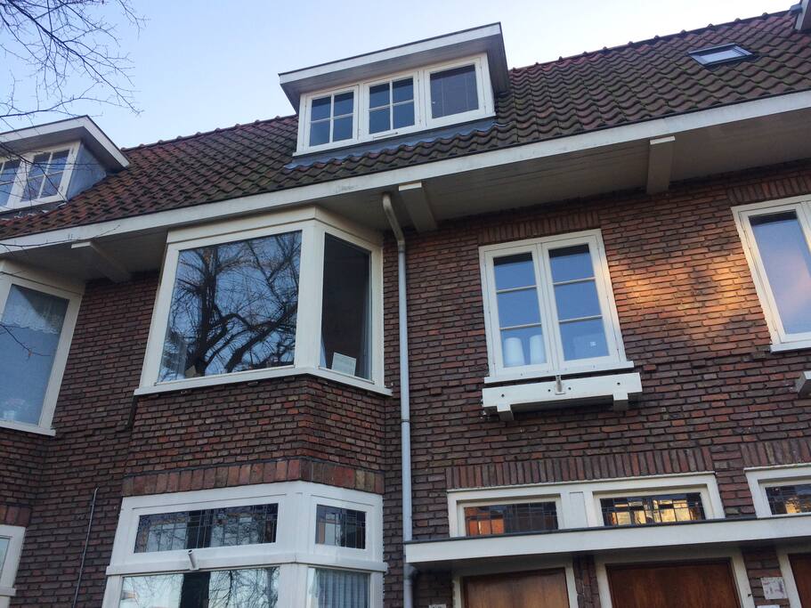 Outside view. It's the first and second floor.