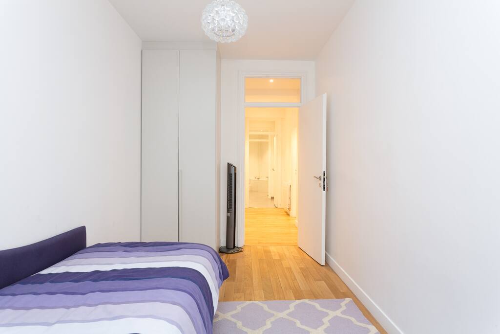 As you can see clean open modern space and furnishings