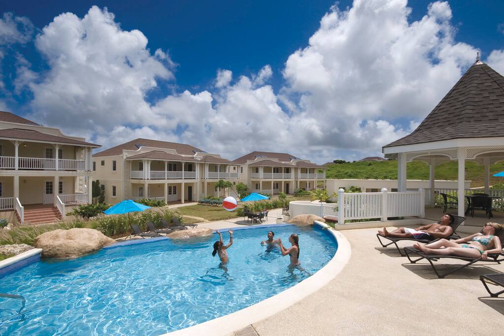 One of 3 Tier Pools in front of the apartment