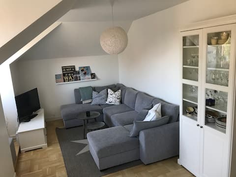 Cozy loft apartment in central Östersund