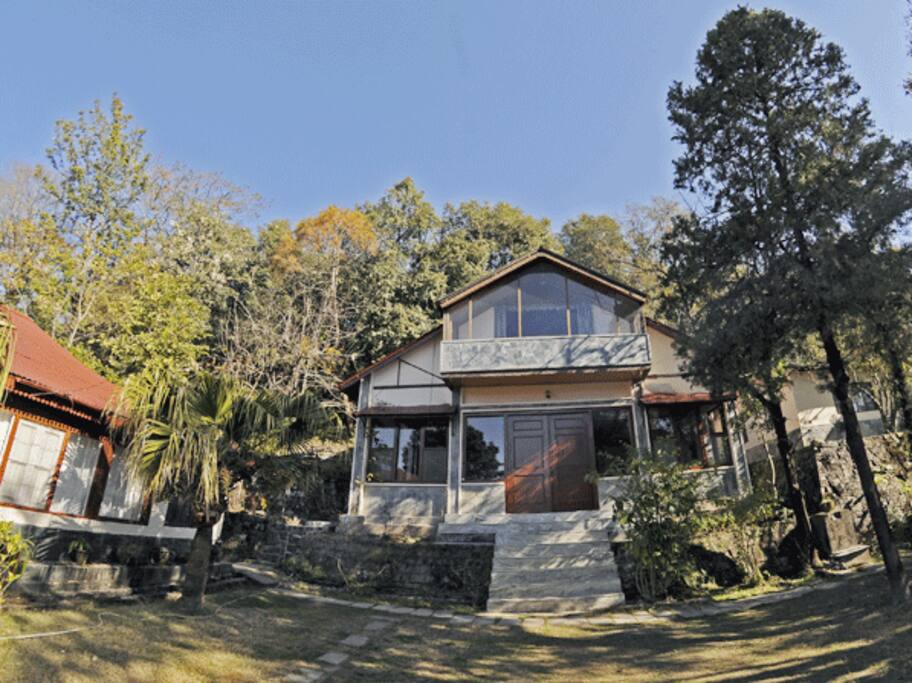 The villa with two bedrooms and a lavish dining and sitting hall