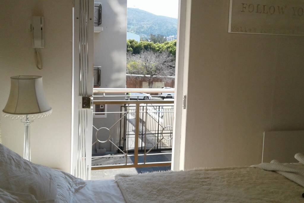View of Signal Hill from bedroom
