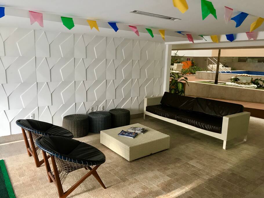 Recepção do edifício.