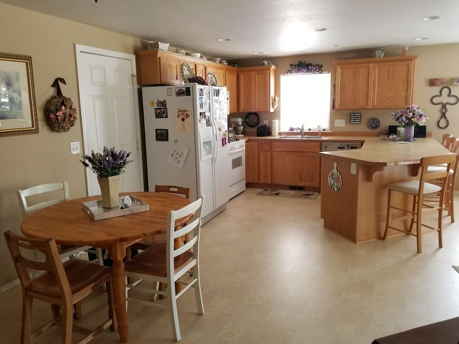 Kitchen and dining room