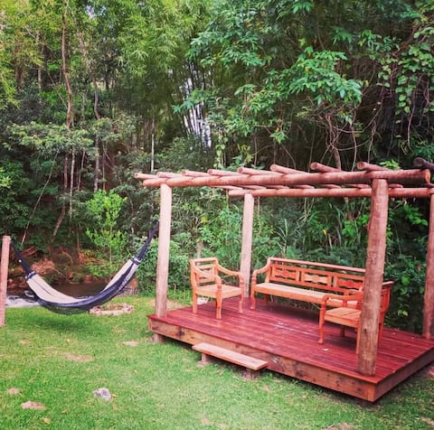 Casa de campo-rio (private river in the backyard)