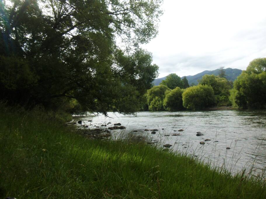 Swimming or trout fishing is just down the road