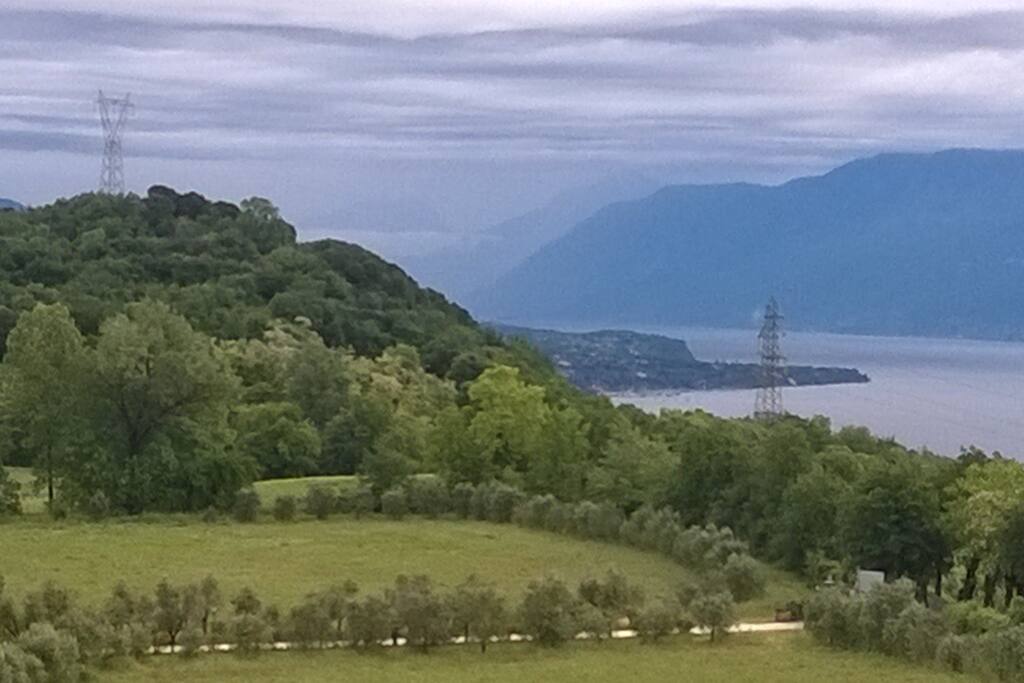 vista dall'appartameto della Rocca di Manerba