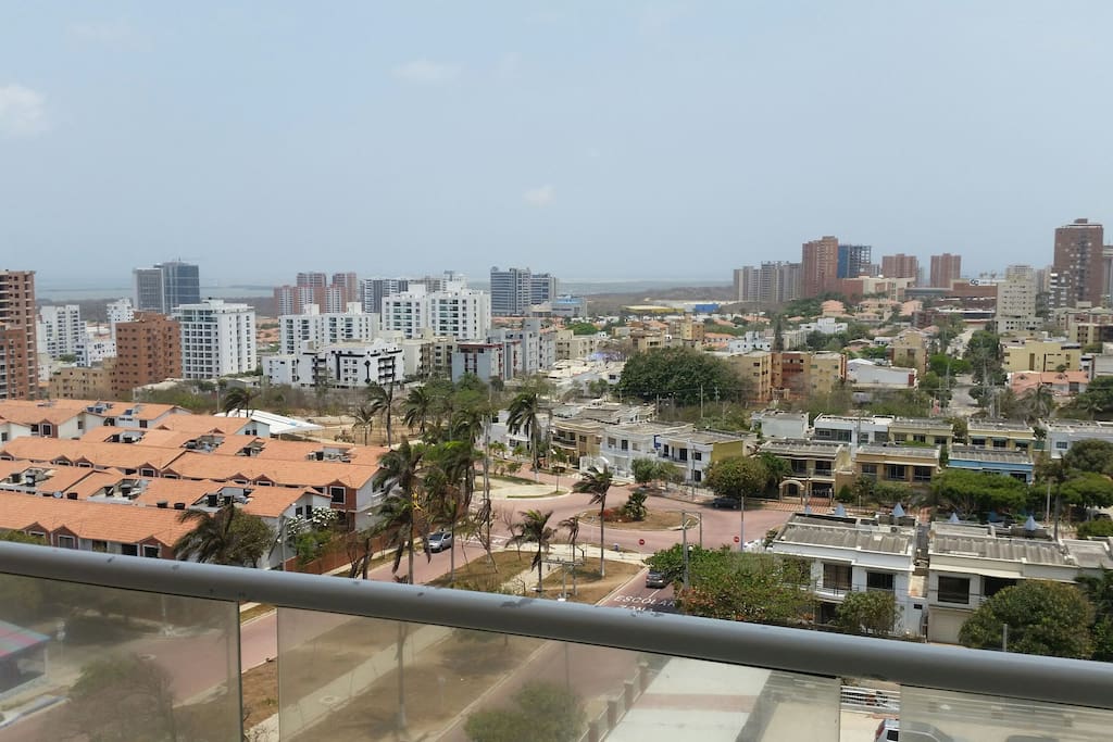 Hermosa vista del norte de la ciudad