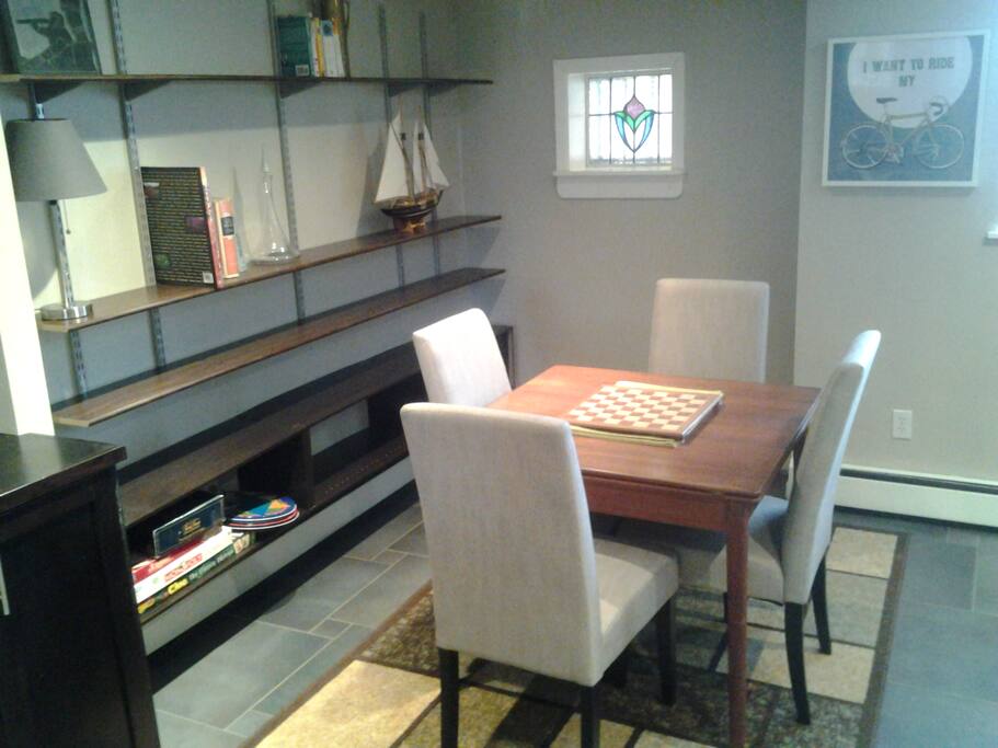 Dining Area Adjoining Living Room