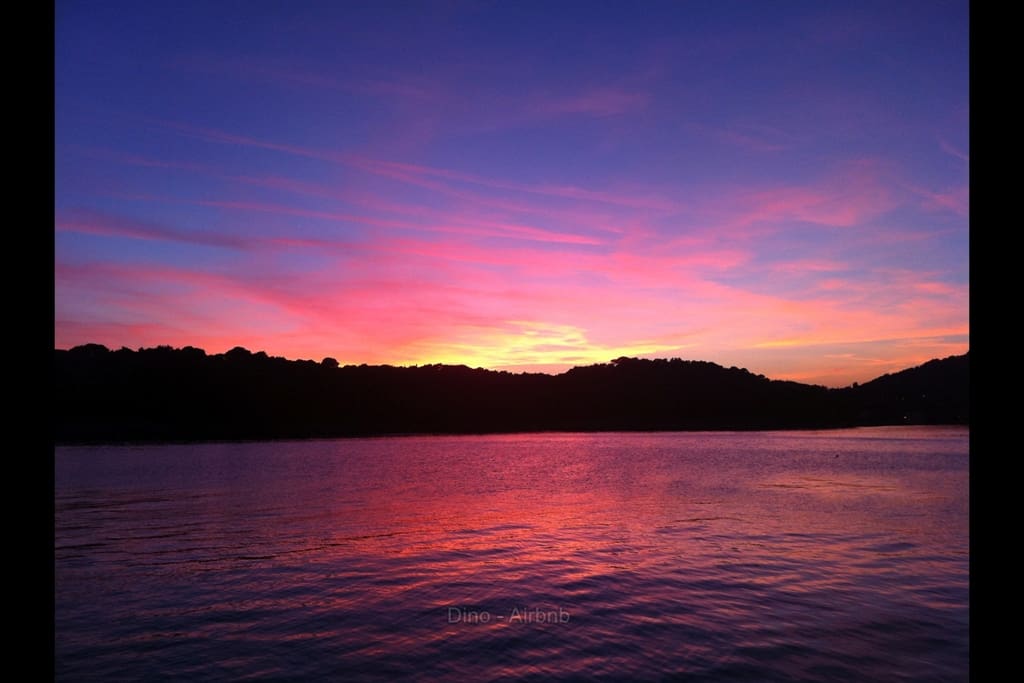 One of many beautiful sunsets