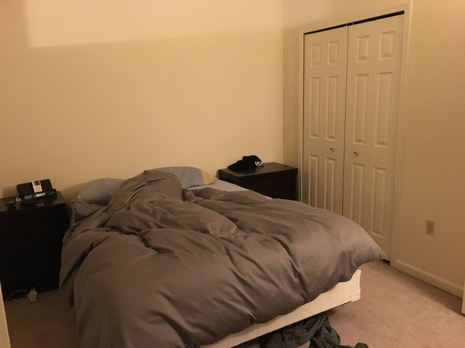 Master bedroom with plenty of closet space