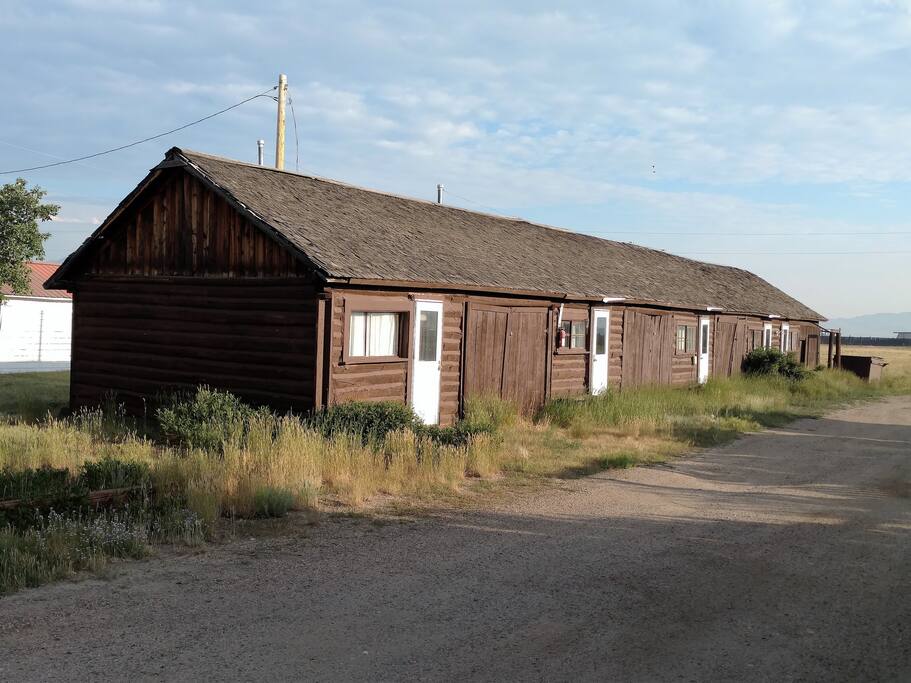 Northwest View of Cabins