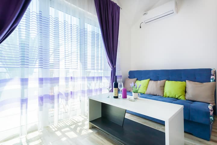 Beachfront Apartment "Lavender" Zmukic Bijela - Montenegro