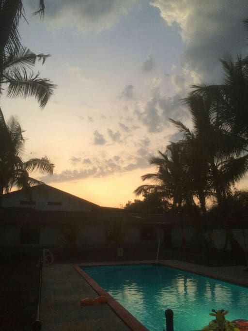 Capturing the beautiful sunset which one must experience