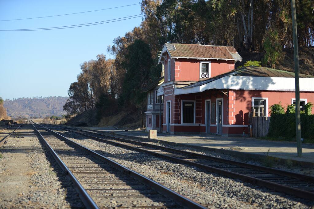 estacion en la mañana