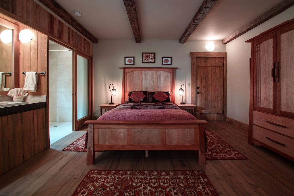 Extra long queen bed