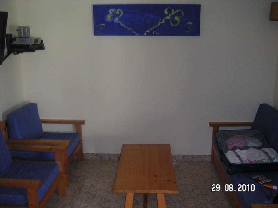 Salón/TV con sofá cama doble