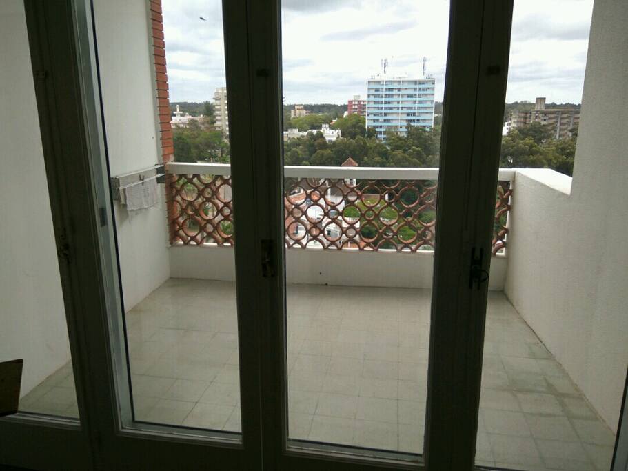 terraza con vista al mar