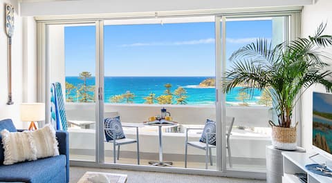 Successful Airbnb property: Manly Beach views, central location, walk to ferry in Manly