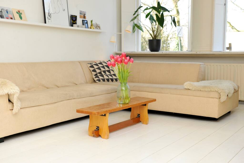 Modern and bright living room