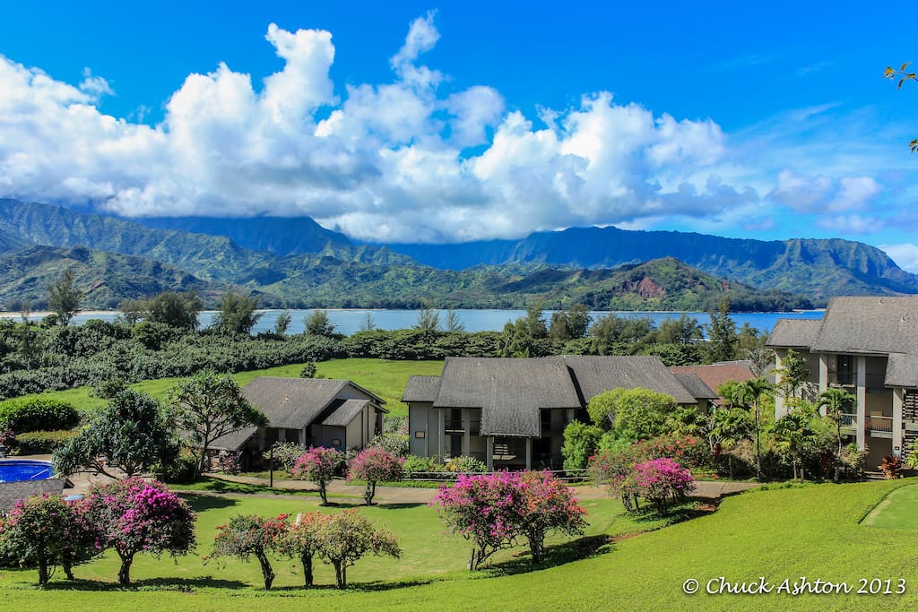 Exterior view of Hanalei Bay Resort Condos