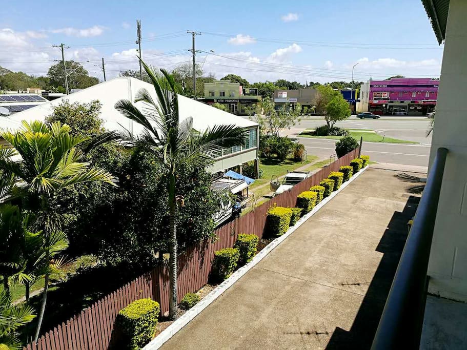 A great 3 level townhouse which is cool, quiet yet just across the road restaurants and shopping