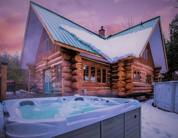 Muskoka Log Cottage Forest Pool Arrowhead Hot Tub Cottages