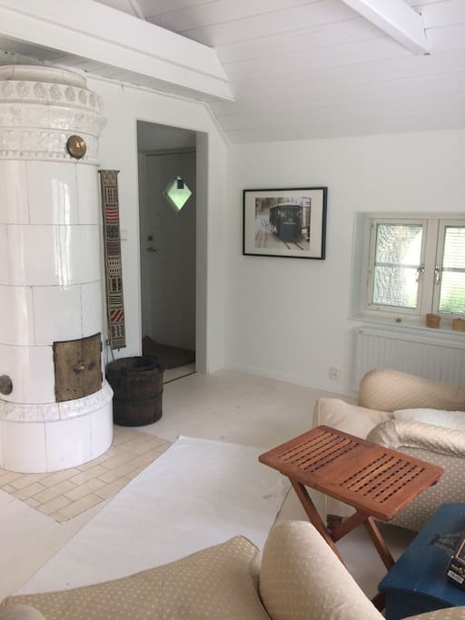 "Quiet-moment" room with fireplace