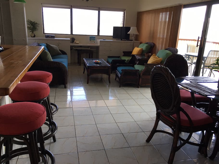 View of condo upon entering