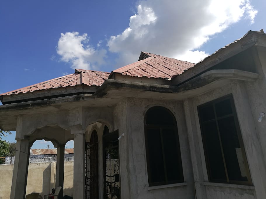 The house outside