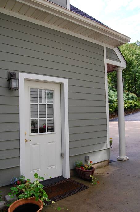 Private Entry from Driveway