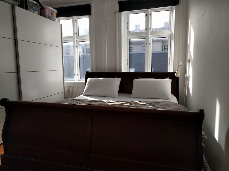 Bedroom nr. 1 with 180x200cm bed.