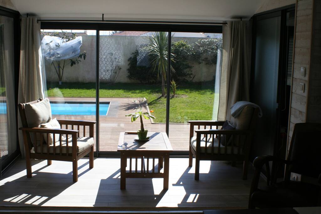 Vue du canapé