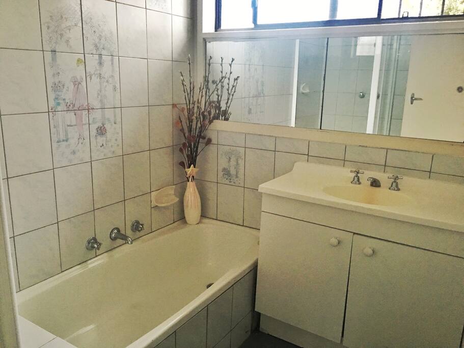 routinely cleaned bathroom