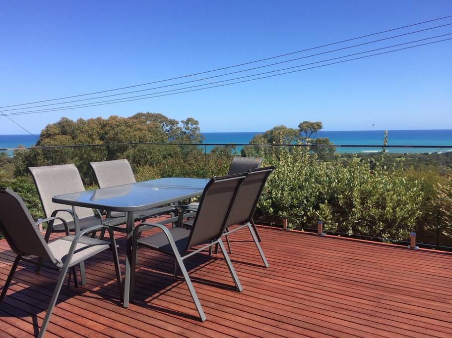 This spectacular balcony with 180 degree views is why you will fall in love with this home