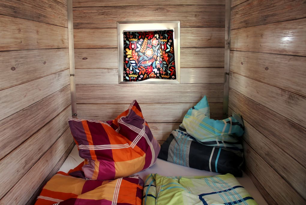 Bett für zwei in Deiner Lodge