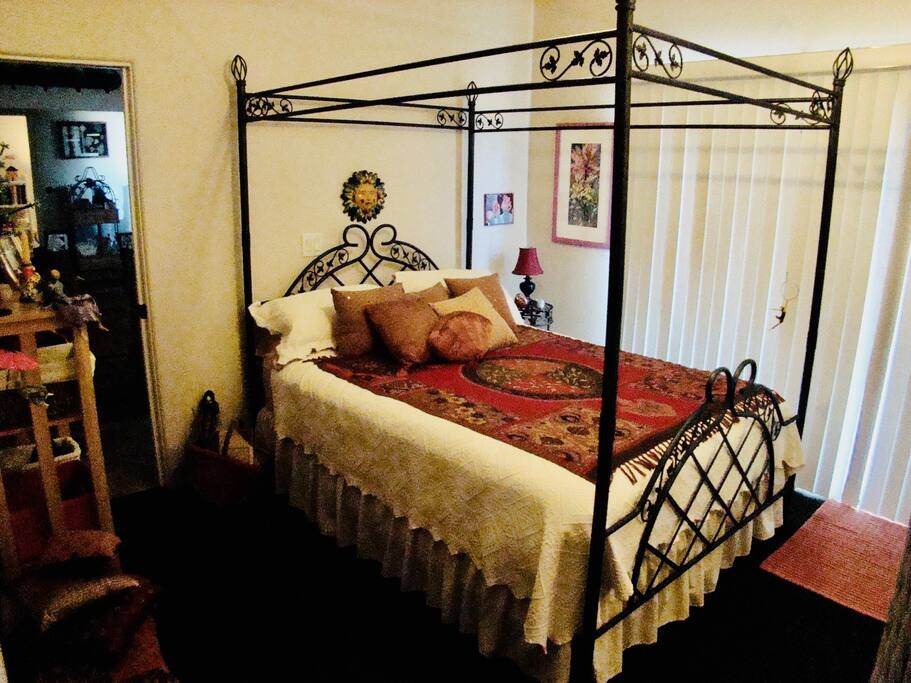 Queen bed with Serta pillow top for your comfort